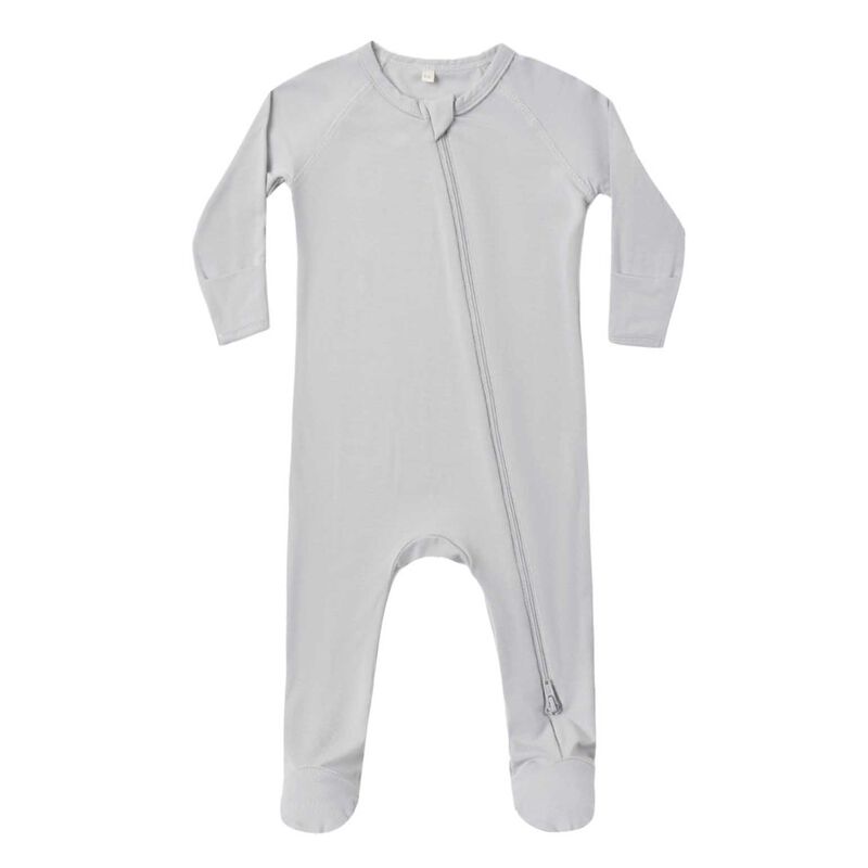 Quincy Mae Bamboo Zip Footie image number 0