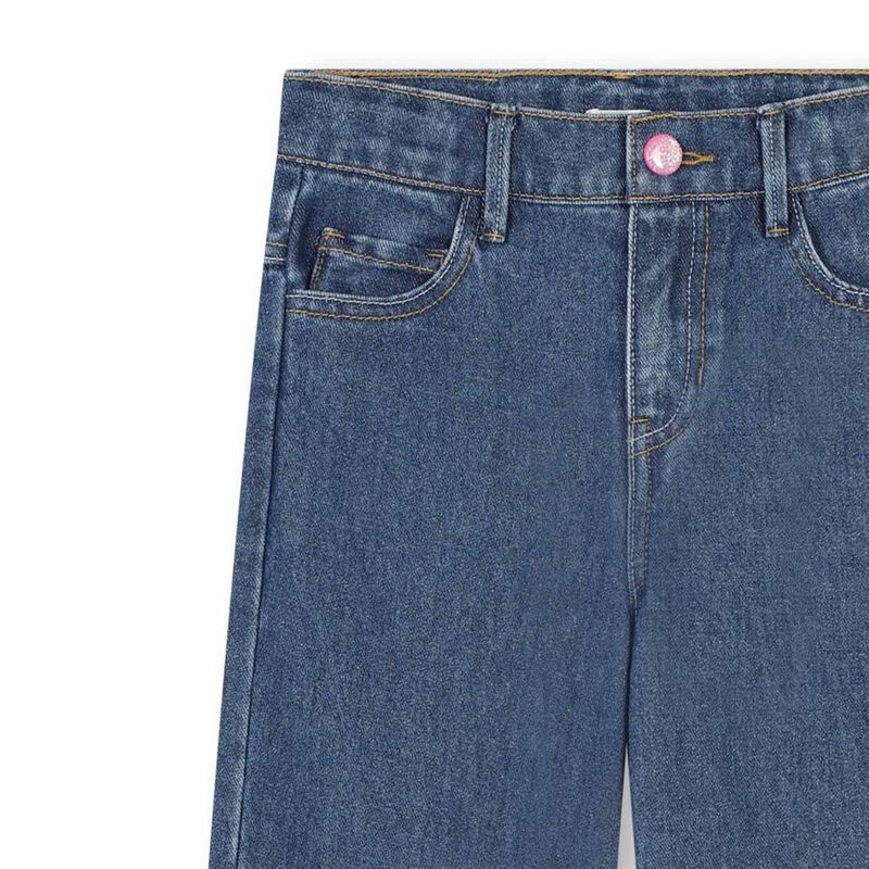 Billieblush Glittered Denim Trousers 5Y - 6Y image number 3