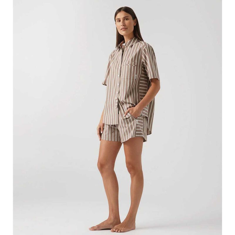 HOMMEY.Short Sleeve Sleep Shirt image number 3