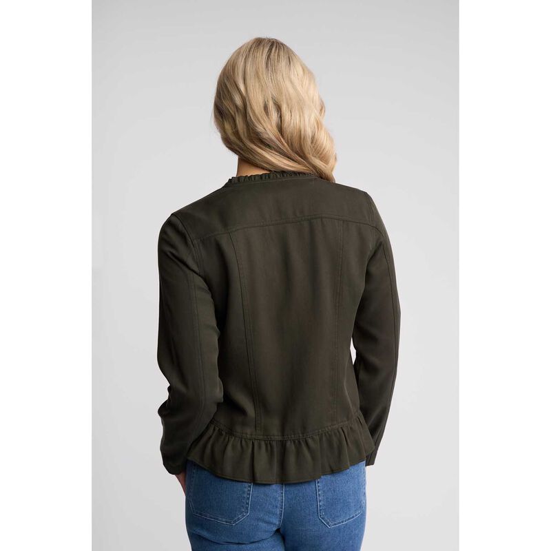 Vassalli Jacket With Frill Hem image number 5
