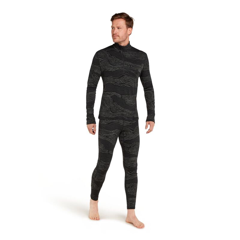 Icebreaker M Merino 260 Vertex LS Half Zip Snow Guide image number 3