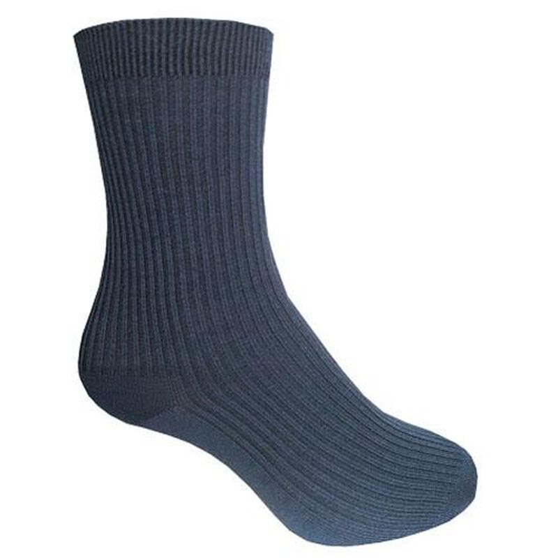 Designer Textiles Fine Guage Classic Ribbed Dress Sock image number 0