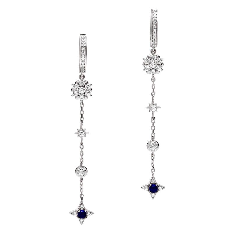 Emporio Armani Sterling Silver Drop Earrings image number 0