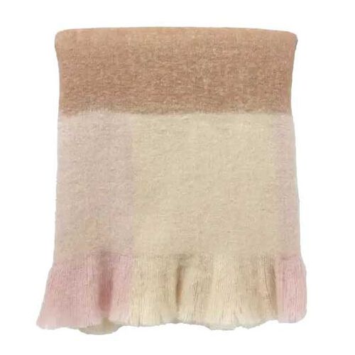 French Country Florentine Dusky Pink Throw