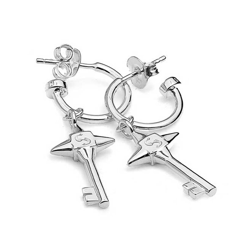 Stolen Girlfriends Club Love Key Anchor Earrings image number 2