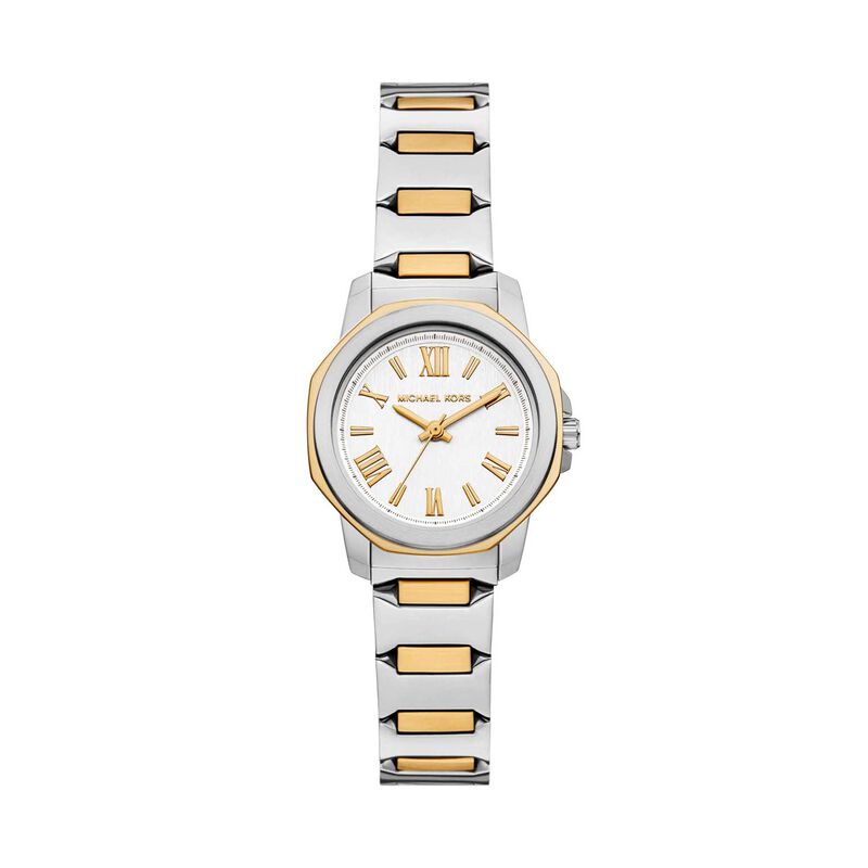 Michael Kors Prescott Three-Hand Two-Tone Stainless Steel Watch image number 0