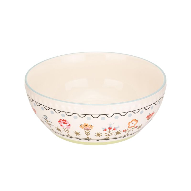 Cath Kidston Painted Table Ceramic Large Serving Bowl 26cm image number 1