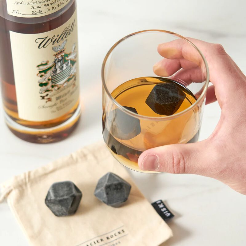 Glacier Rocks&reg; Hexagonal Basalt Stones By Viski&reg; image number 3