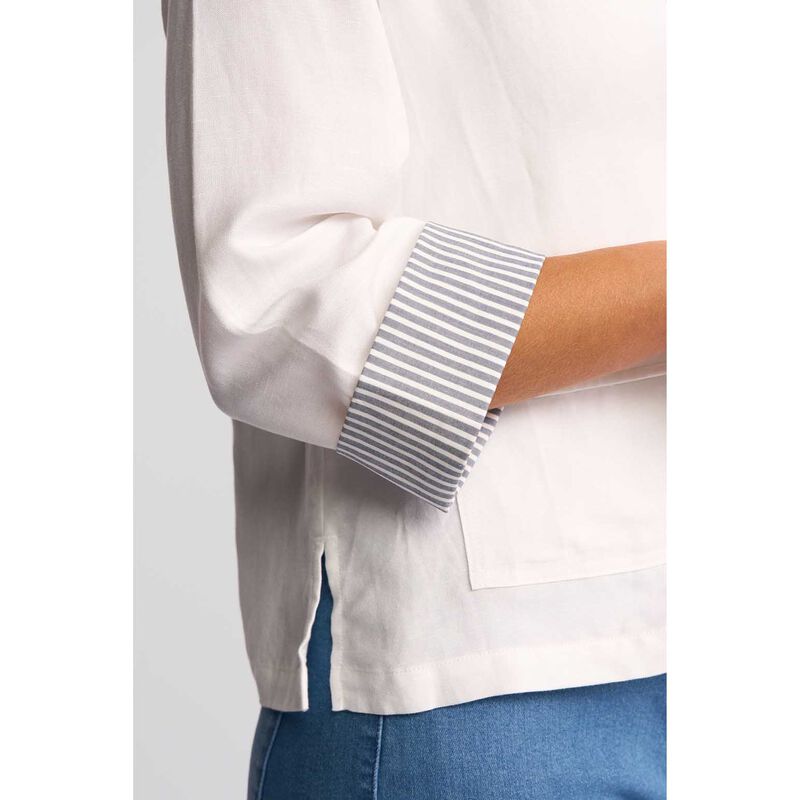 Vassalli Jacket With Contrast Stripe Cuff image number 6