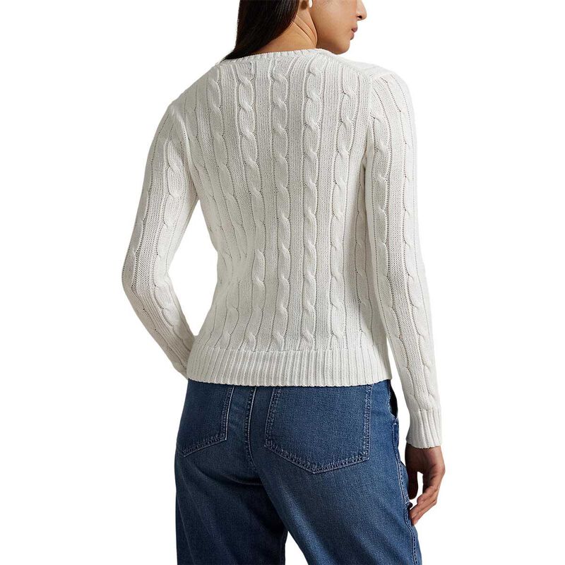 Polo Ralph Lauren Cable Knit Cotton Crewneck Sweater image number 1
