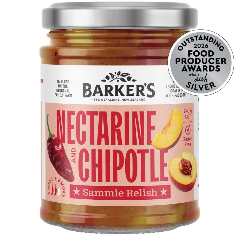 Barker's Nectarine & Chipotle Sammie Relish 240g image number 0