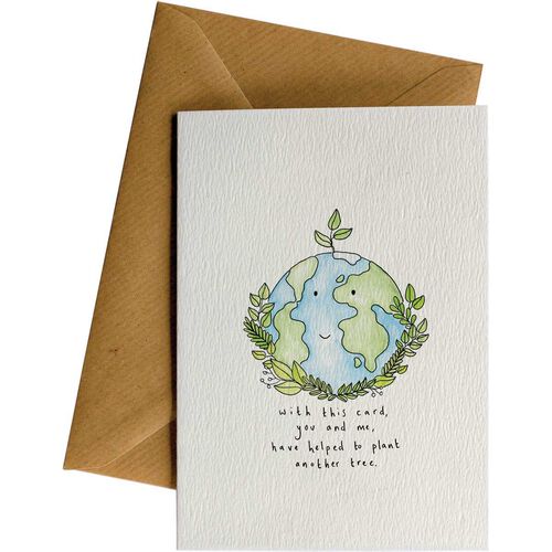 Little Difference You & Me Planted A Tree Card