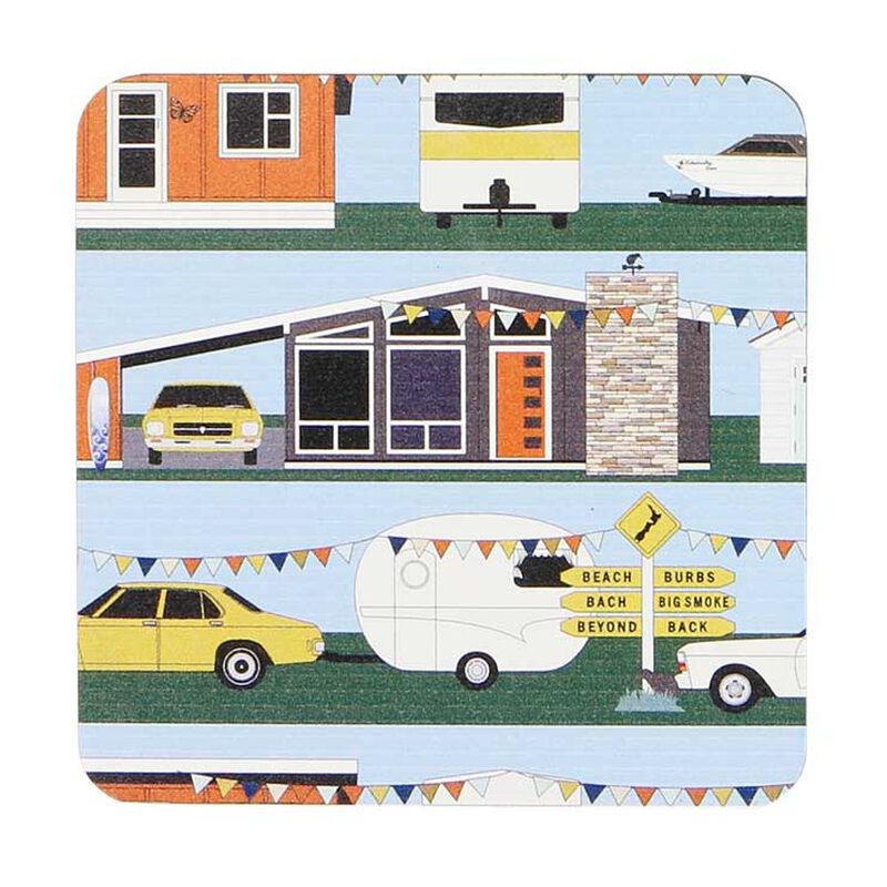 Ian Blackwell Pattern Coaster Single Holiday Home image number 0