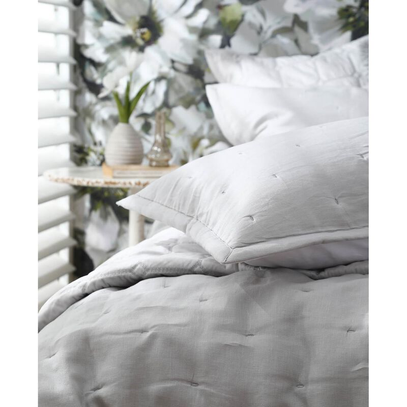 MM Linen Laundered Linen Bedspread Set image number 6