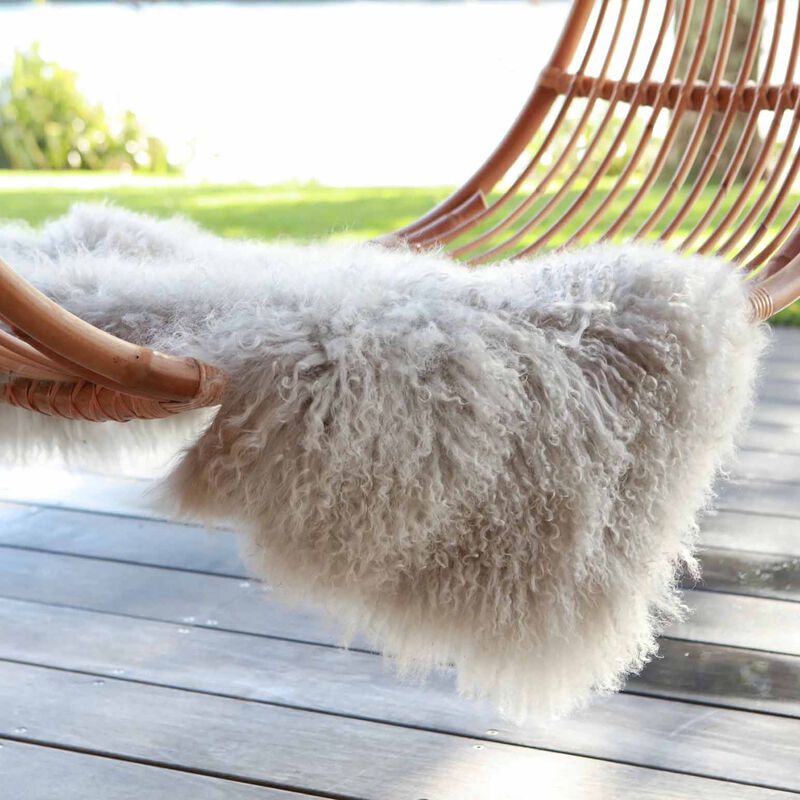 Home Lab Tibetan Lambskin Rug image number 9