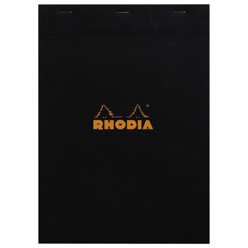 Rhodia Bloc Pad No. 18 A4 Grid Black