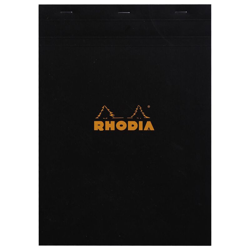 Rhodia Bloc Pad No. 18 A4 Grid Black image number 0