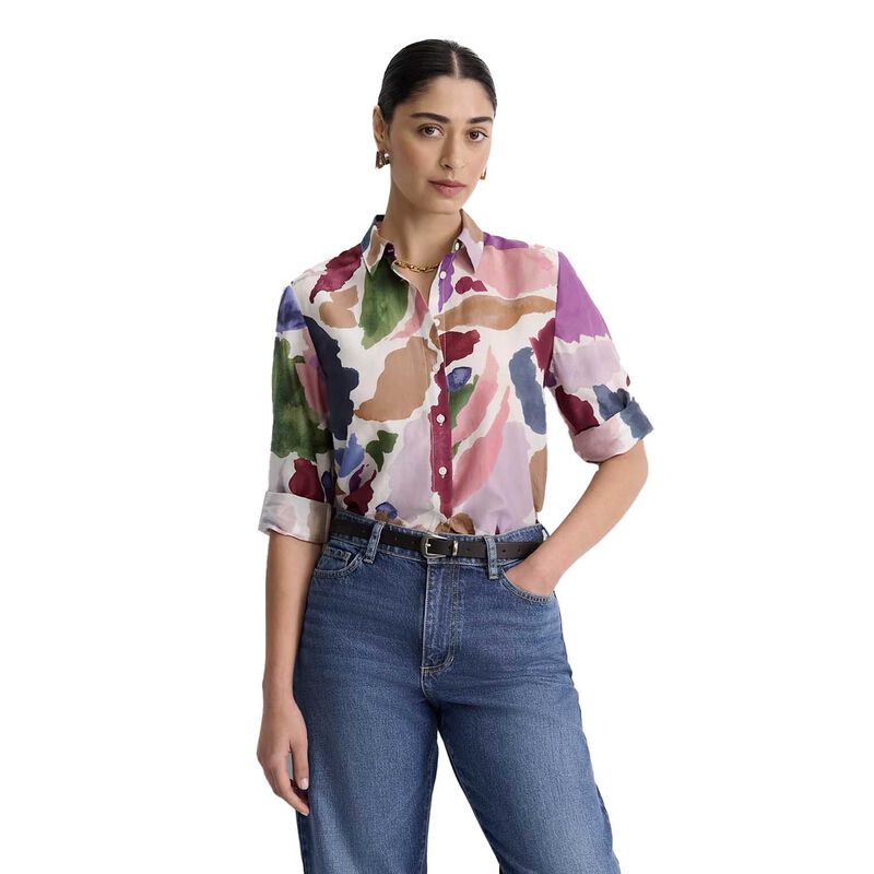 Sportscraft Leah Cotton Silk Shirt image number 0