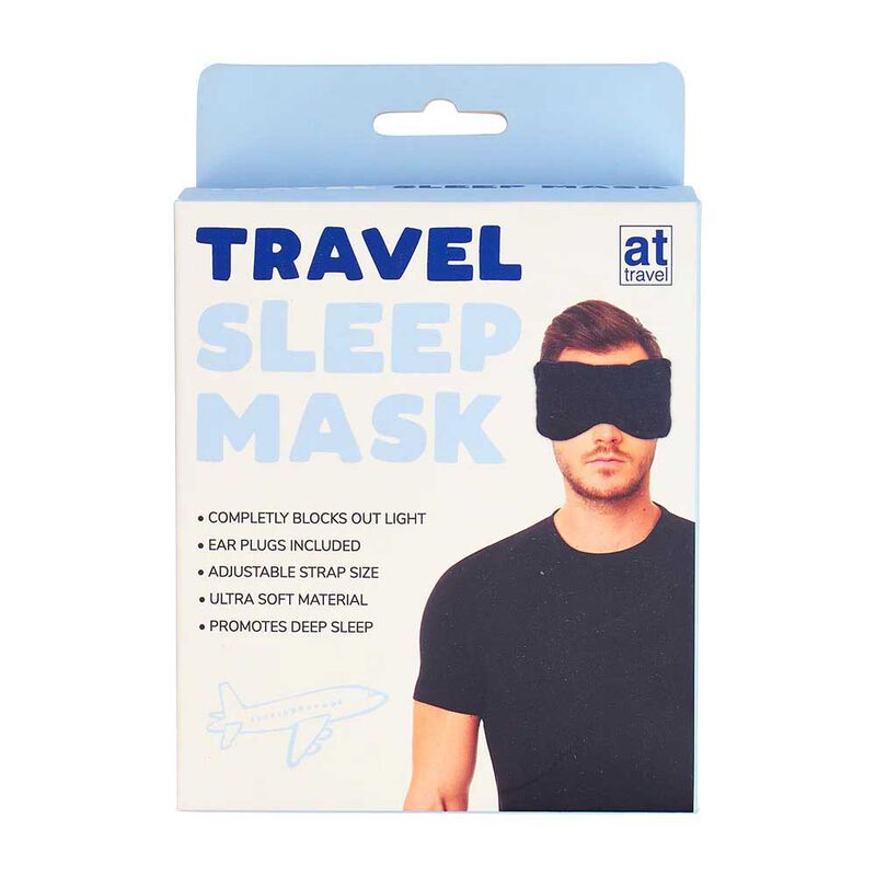 Annabel Trends Travel Sleep Mask Wrap Around - Black image number 3