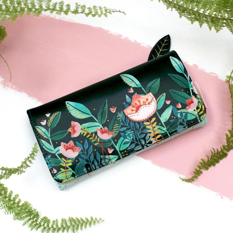 House Of Disaster Secret Garden Fox Wallet image number 3