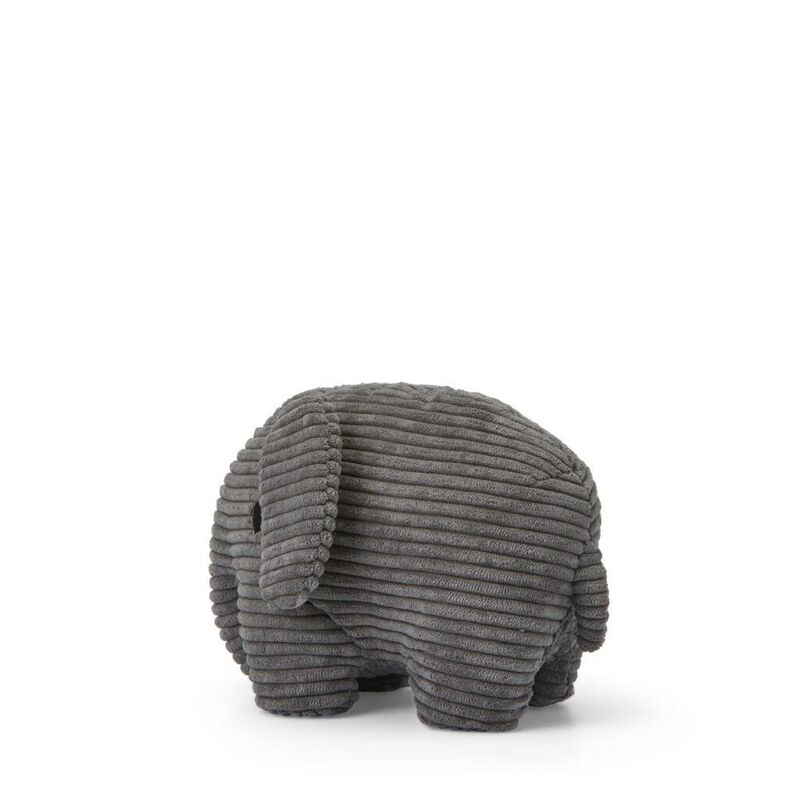 Miffy Plush Elephant Eco Corduroy Grey 23cm image number 2
