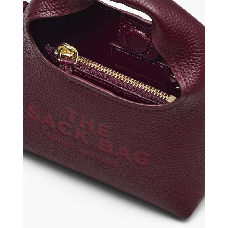 MARC JACOBS The Leather Micro Crossbody Sack image number 2