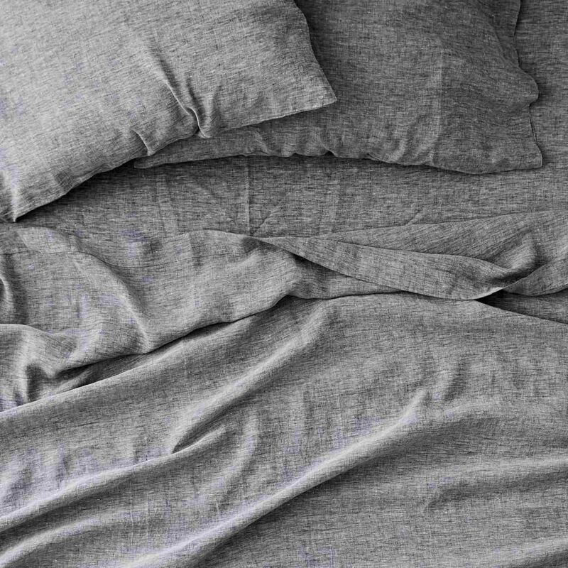 West Elm European Linen Pillowcase Pair image number 1