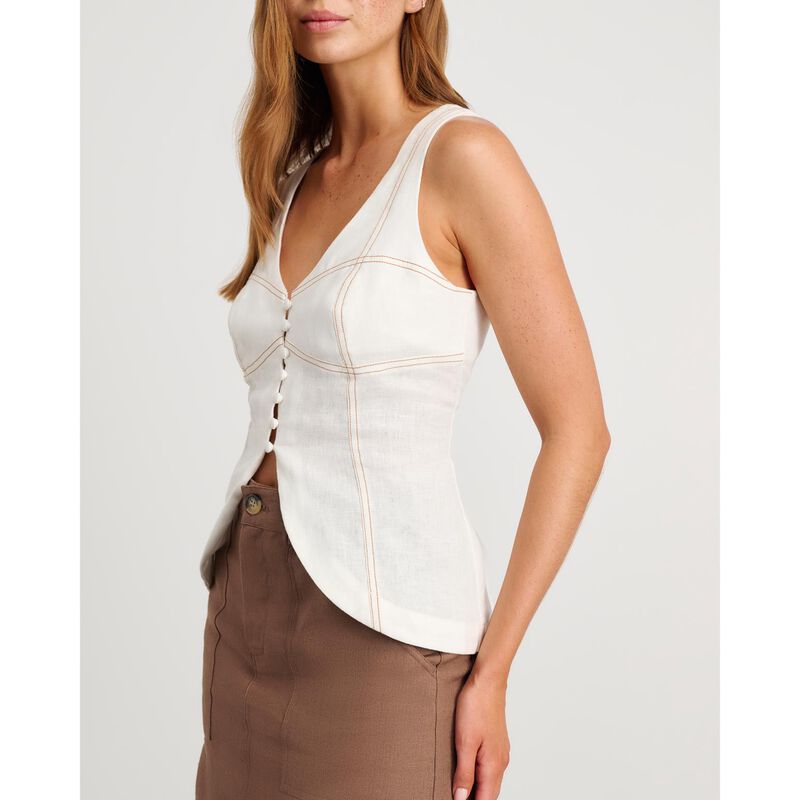 JAG Antonia Linen Top image number 6