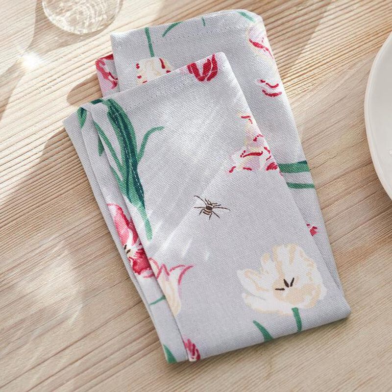 Sophie Allport Napkins  Set Of 4 - Tulips image number 2