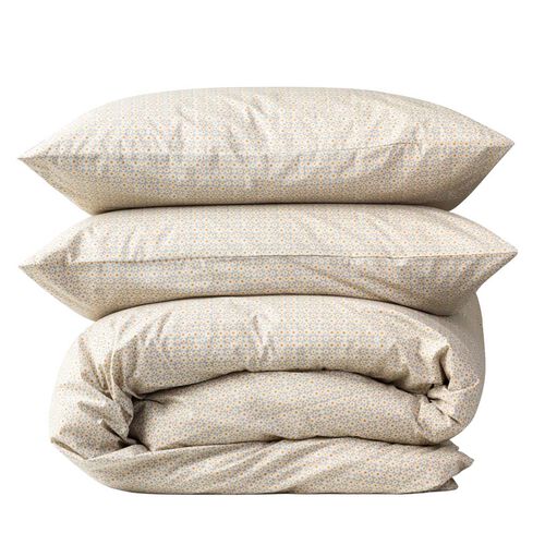 Citt&agrave; Porto Duvet Cover Cloud/Pumpkin SK 265x210cm