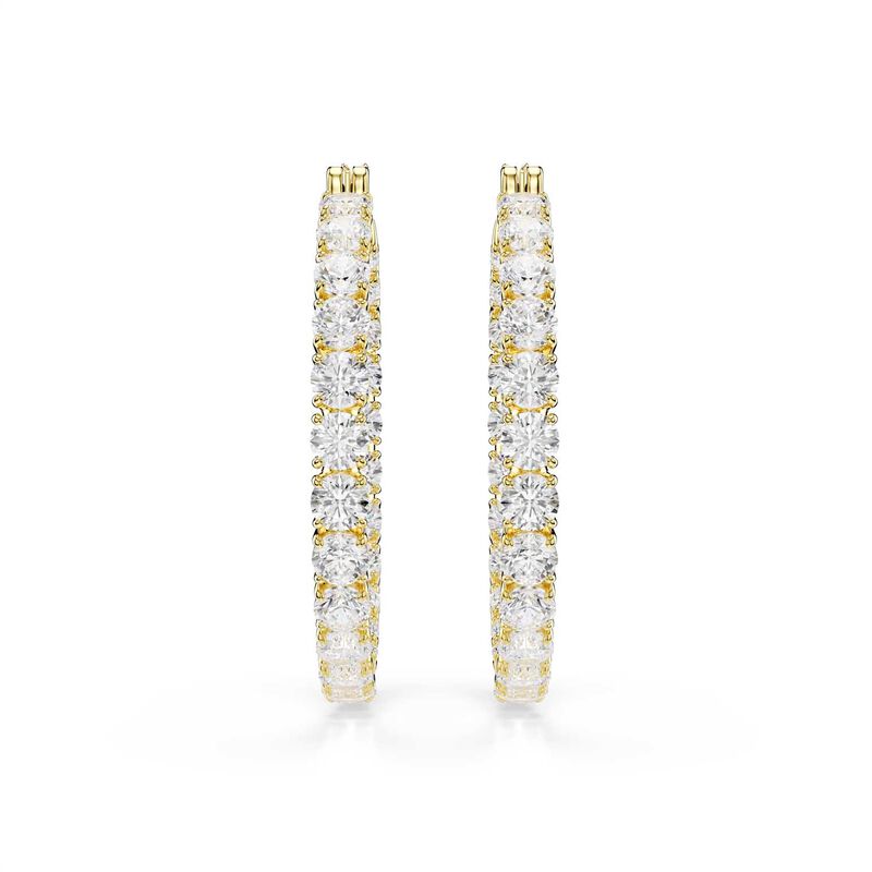 Swarovski Matrix Hoop Earrings image number 3