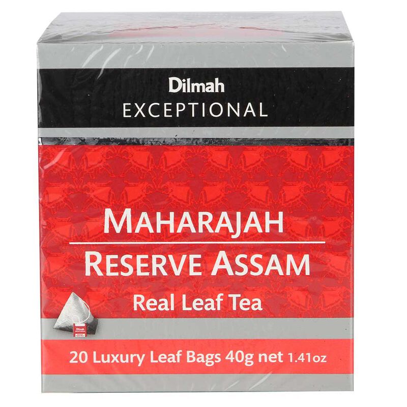Dilmah Exceptional Maharajah Reserve Assam - 20 Teabags image number 0