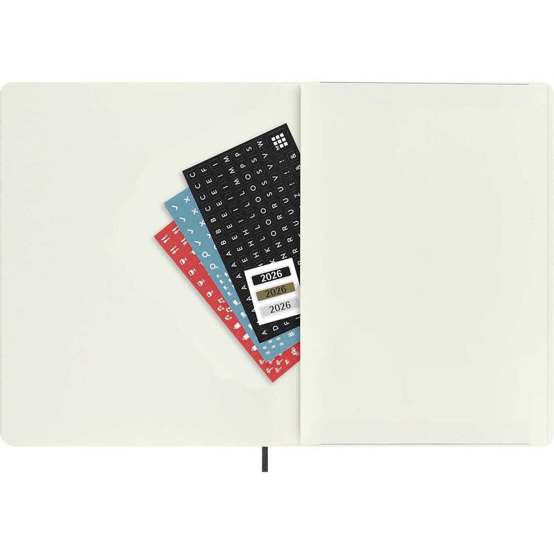 Moleskine Diary 12 Month Weekly + Notes SC XL Black 2026 image number 3
