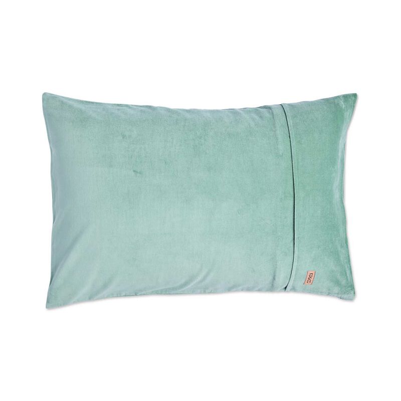 Kip&Co Pistachio Velvet Pillowcases 2P Std Set image number 0