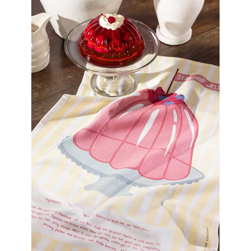 Wallace Cotton Starship Jelly Tea Towel image number 3