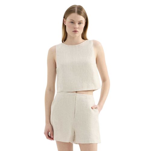 Nude Lucy Marli Linen Top