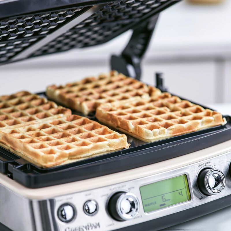 Greenpan Set Of 2 Waffle Plates image number 3