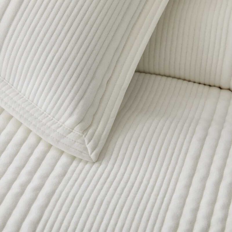 West Elm Jersey Linear Duvet Cover image number 3