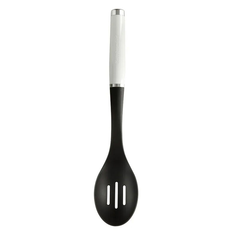 KitchenAid Classic Slotted Spoon White image number 0