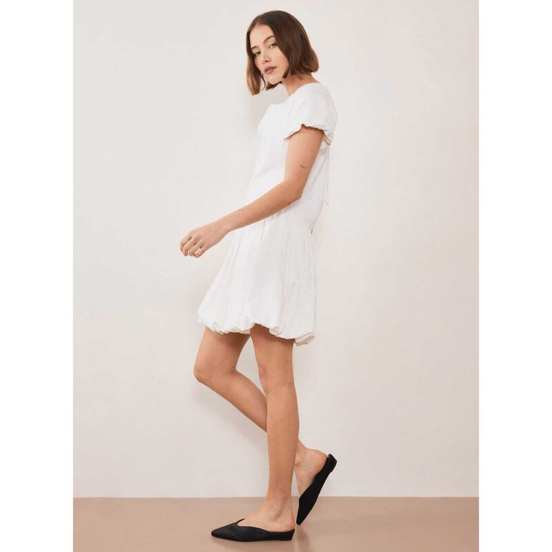COMMONPLACE ESSENTIALS Esme Jacquard Puff Dress image number 3