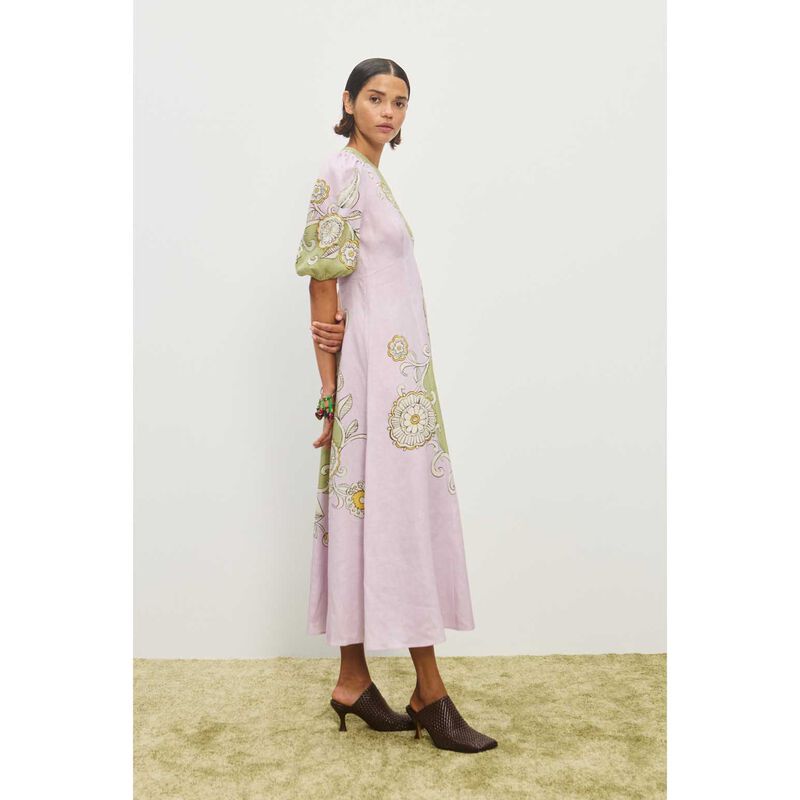 ALÉMAIS Sora Midi Dress image number 3