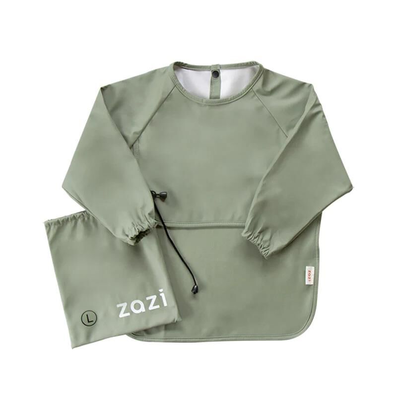 Zazi Sleeved Bib - Sage image number 0