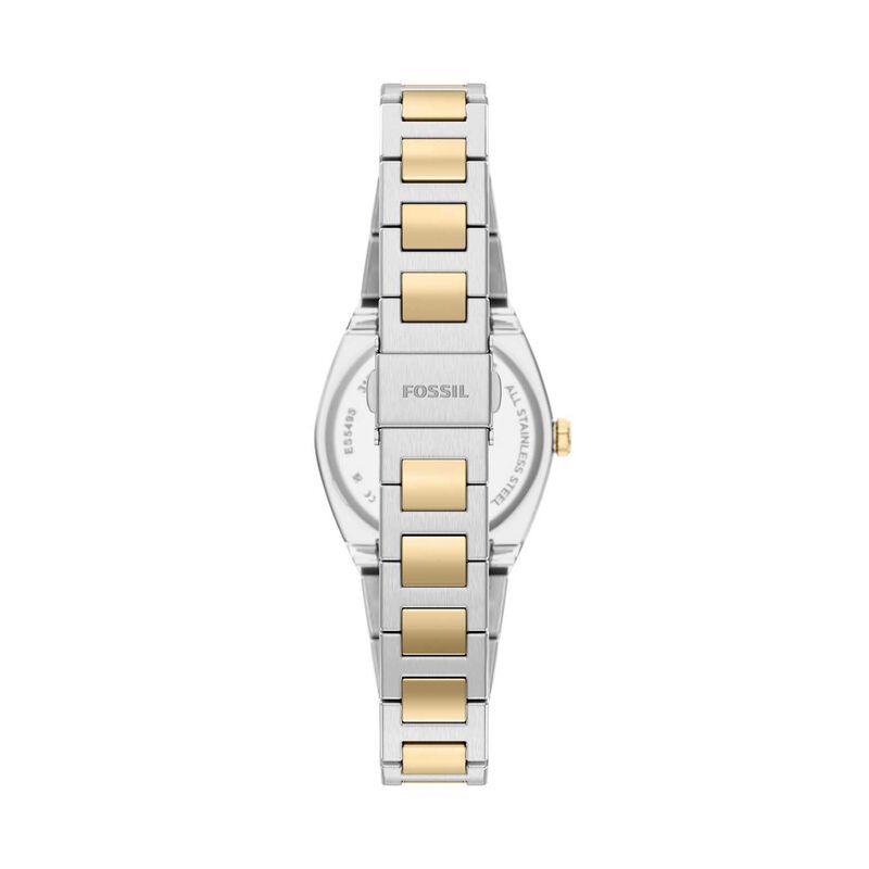 Fossil Everett 27mm Three-Hand Two-Tone Stainless Steel Watch image number 1