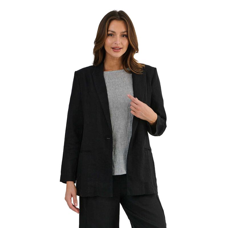 Naturals By O & J Black Jacket image number 0