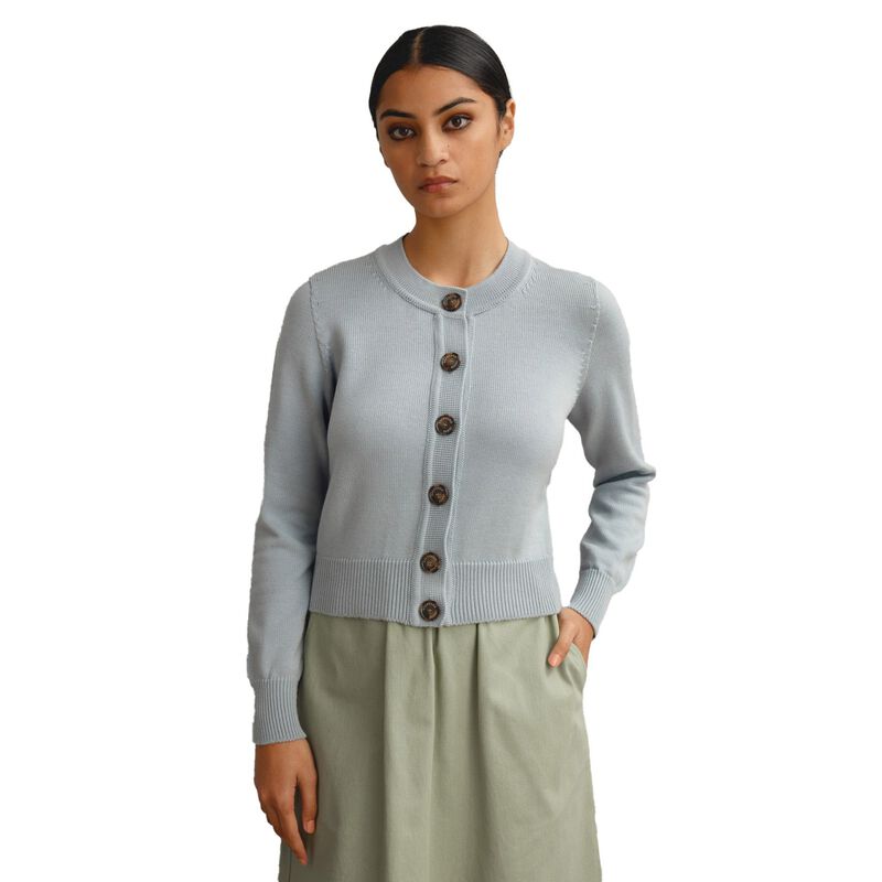 Standard Issue Merino Crew Neck Cardigan image number 1