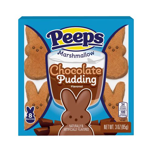 Peeps&reg; 8Pc Chocolate Pudding Flavored Marshmallow Bunnies