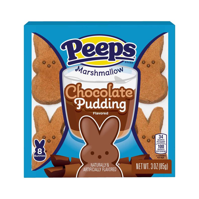 Peeps&reg; 8Pc Chocolate Pudding Flavored Marshmallow Bunnies image number 0