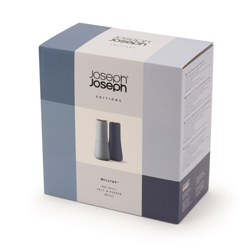 Joseph Joseph Editions Milltop Salt & Pepper Set Sky image number 1