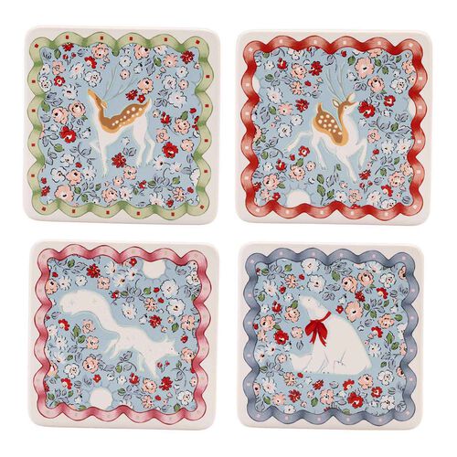 Cath Kidston Animal Ditsy Coaster Set