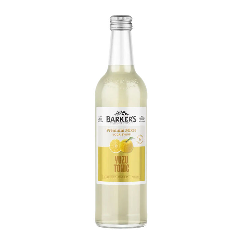 Barker's Yuzu Tonic Syrup 500ml image number 0
